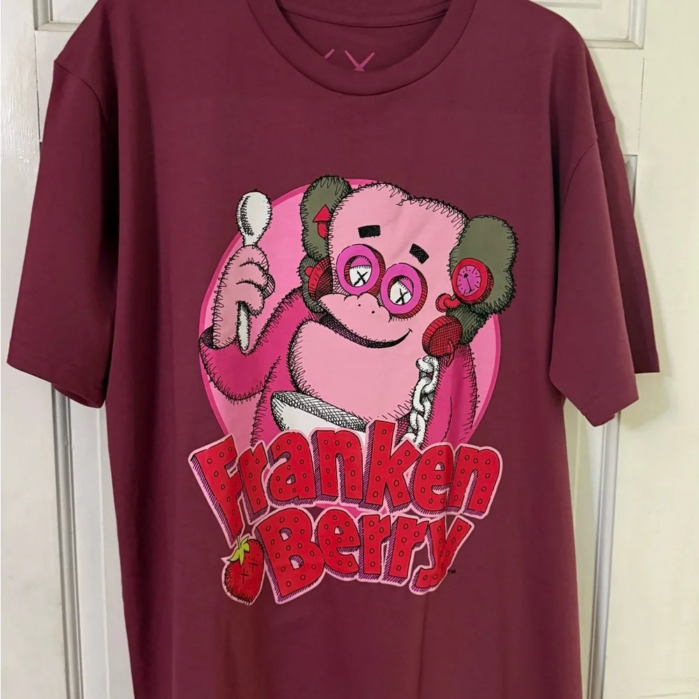 KAWS X General Mills Franken Berry T-Shirt, XL, NEW - Picture 1 of 3